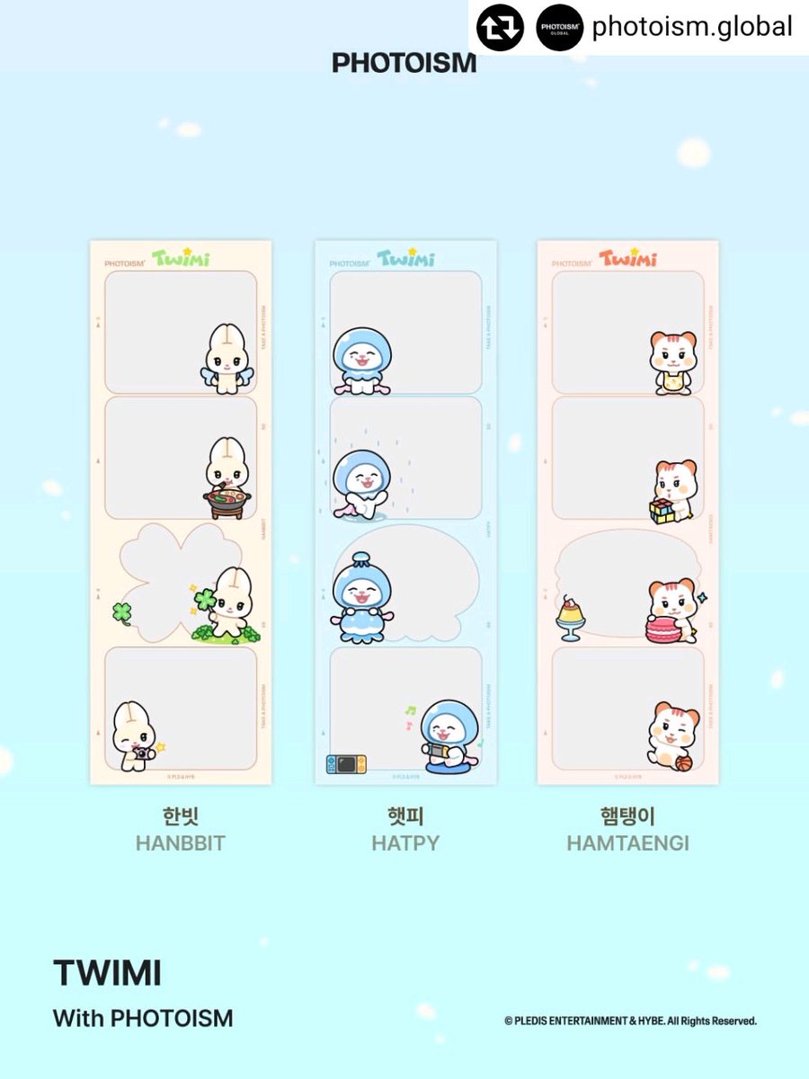 photoism_th_rp's tweet photo. PHOTOISM with TWIMI
COLLABORATION FRAME OPEN !

The TWIMI collaboration frame is here!
Starting October 5, capture your moments with the TWIMI Frame at PHOTOISM

📅  26.10.05 ~
*This frame is available until the end notice

📍 Only at Photoism stores.
Hotel or shopping mall pop-up locations excluded.
 
ONLY IN PHOTOISM

@photoism_global 
#Photoism
#PhotoismGlobal