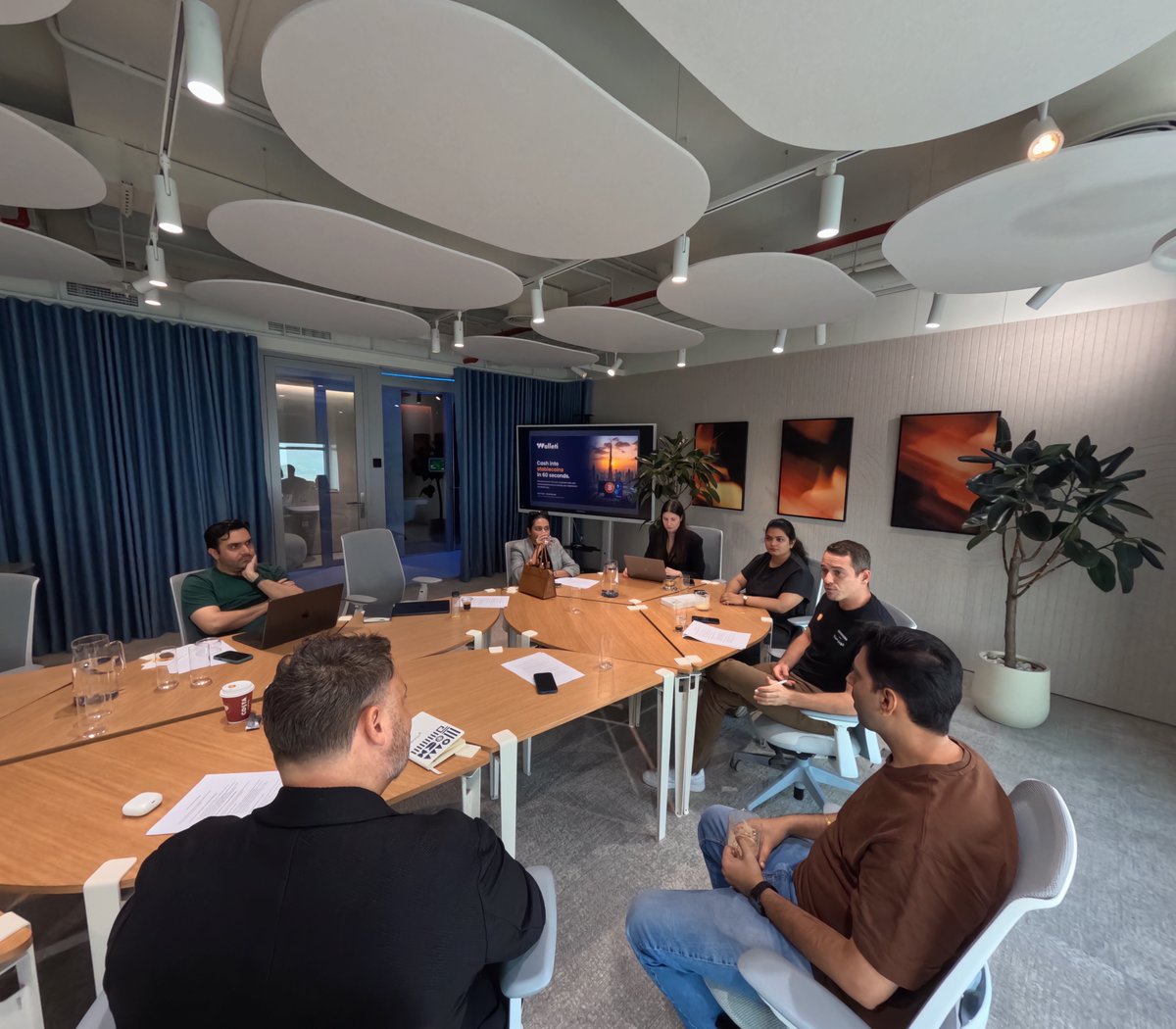 CoinMENA's tweet photo. That's a wrap on "How To Raise Your First Round" with our Co-Founder & CEO Talal Tabbaa at Daos Hub Dubai!  
​
Founders walked away with insights on valuation caps, term sheet strategy, and real-time pitch deck breakdowns. A big thank you to Daos Hub and all the founders who attended.