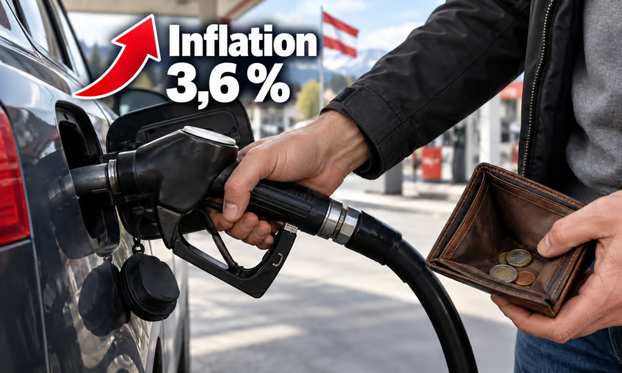 fuers_Volk's tweet photo. Die Inflation in 🇦🇹 hat im Sept. weiter angezogen. Einer Schätzung der Statistik Austria zufolge lag die Inflationsrate bei 3,6%, im August waren es 3,2%. Damit erhöhte sich die Teuerungsrate innerhalb 1 Monats um 0,4 Prozentpunkte. Bis Jahresende vermuten manche sogar 4,1% 😡 https://t.co/RYhdf15Yme