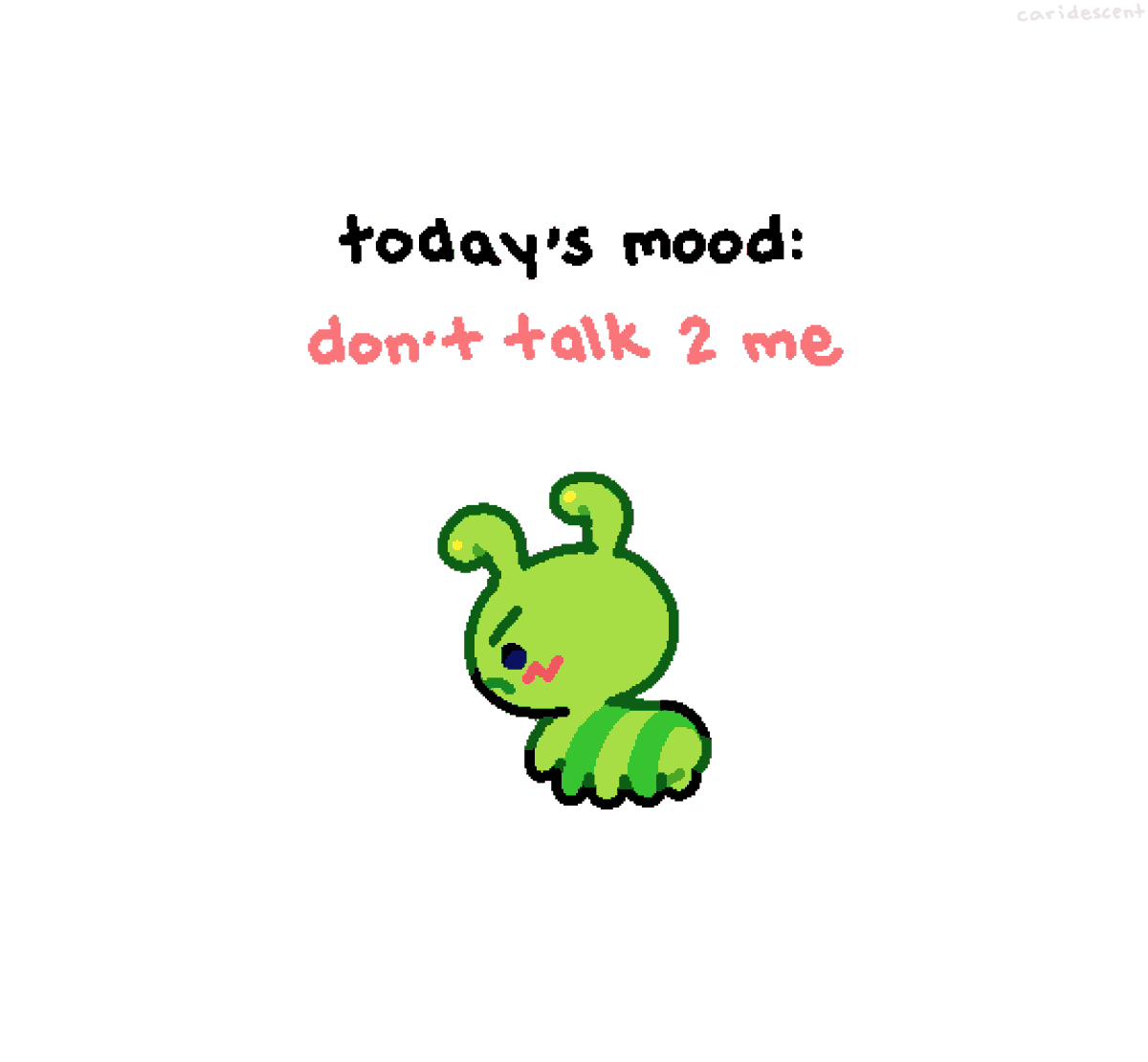 caridescent's tweet photo. how we feelin today https://t.co/A3ZYrqs961