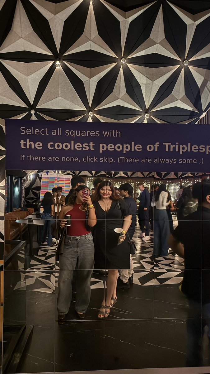 medhaveeagain's tweet photo. Moonrush was such a vibe last night, went to network, ended up partying with existing and new friends! 
@niketrajdwivedi @triplespeedai you guys throw the best parties, can’t believe you actually managed to level it up from Moonrush 1.0! https://t.co/p8fHGT6bgL