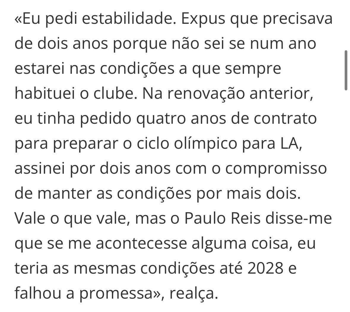 Ped7912's tweet photo. @ScpTomas37 @kiko13_martins Está escrito no artigo, a Cátia queria mais dois anos em vez de um, porque supostamente lhe prometeram isso e porque sentia que um ano não era suficiente para voltar à sua melhor forma https://t.co/PPob3VWuur