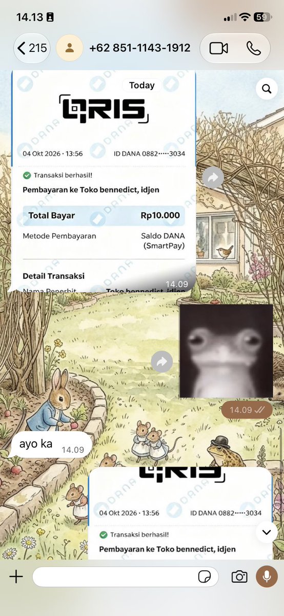 terevdam's tweet photo. ‼️scam tf palsu‼️
BA hati hati yaa, jangan lupa crosscheck dulu sebelum proses orderan cust. malsuin bukti tf tp ga akurat. jangan lupa di block guys https://t.co/kHHHWKckvy

sejak kapan Ijen pindah ke Bekasi ya🫠🫠 #zonauang https://t.co/B5UPUBkh69