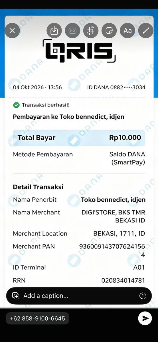 terevdam's tweet photo. ‼️scam tf palsu‼️
BA hati hati yaa, jangan lupa crosscheck dulu sebelum proses orderan cust. malsuin bukti tf tp ga akurat. jangan lupa di block guys https://t.co/kHHHWKckvy

sejak kapan Ijen pindah ke Bekasi ya🫠🫠 #zonauang https://t.co/B5UPUBkh69