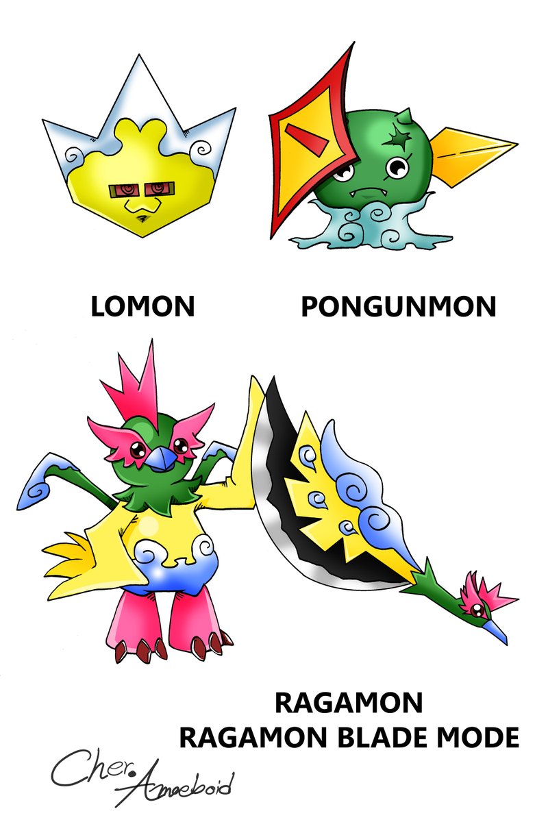 PRm4hWxdnCfBwft's tweet photo. Type: Weapon
Baby I: Lomon
Baby II: Pongunmon
Child: Ragamon/Blade Mode
Adult: Kraisornpaksamon/Dual Swords Mode
Perfect: Karithmon/Great Bow Mode
Ultimate: Acalamon
#Digimon #DigimonTamer #originalchacter #originalstory #characterdesign #Digifake #DigimonFan #AmoeboidServer https://t.co/9ps0kpZMMX