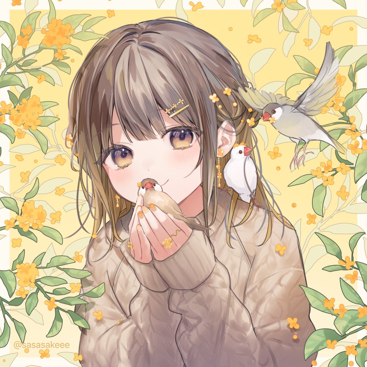 sasasakeee's tweet photo. 金木犀の香りがするね https://t.co/VFCodZXRvJ