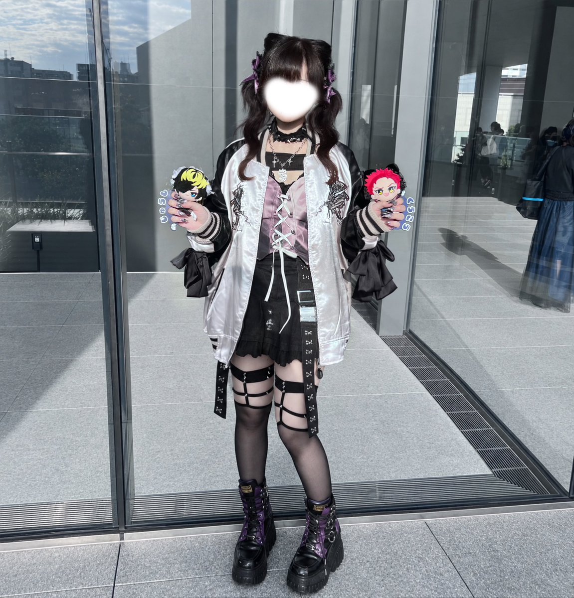 Hakuya_aks's tweet photo. 12th DAY1
めっちゃ楽しかった！
参戦服とつめ！😈💖💜
#ヘッズの参戦服見せて https://t.co/ABlhxSTHui