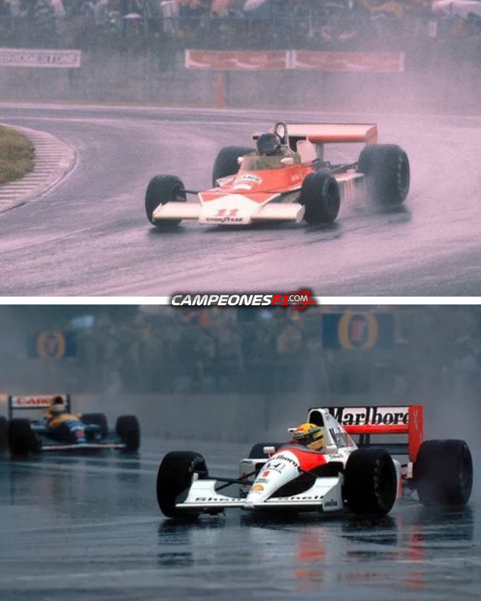 Campeonesnet's tweet photo. #F1 | ⛈️ Hubo un momento donde la Fórmula 1 corría bajo la lluvia y nos daba un hermoso espectáculo... https://t.co/Sm7jp9bIW4