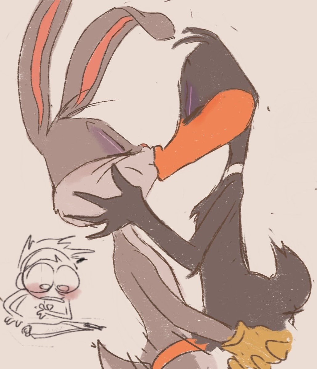 PotatoesTomatos's tweet photo. posting more of my 2021 #looneytunes art. I used to be so embarrassed of shipping baffy but seeing the genuine surge it has now 🥲 got me feelin vindicated. also these are literal months apart, drawing these guys is draftsman bootcamp fr 💪 https://t.co/zwf9pxl6Bt