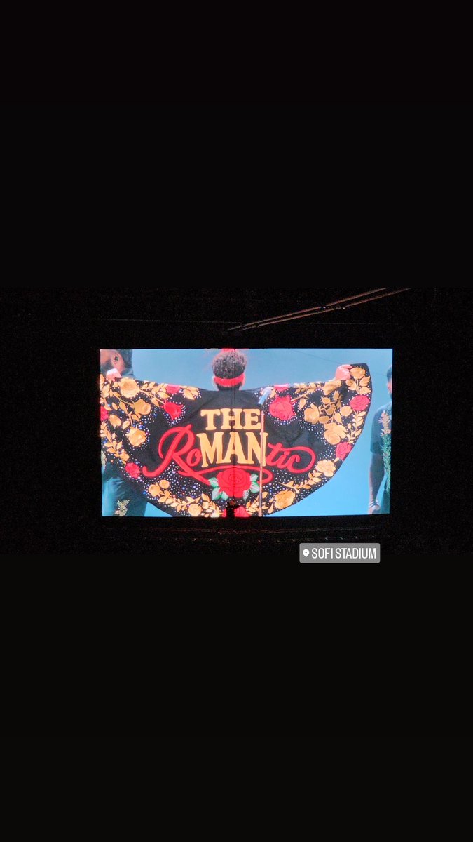 Kat007N's tweet photo. My 14-year-old self was happy to see you. I love you @BrunoMars
#TheRomanticTour #SoFiStadium #BrunoMars https://t.co/pYOvJjjT6c