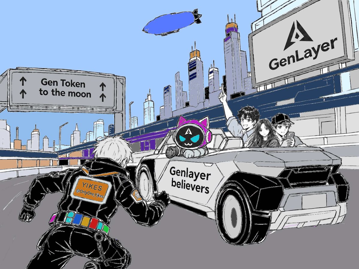 OnlyOneYikes's tweet photo. POV: I saw Mochi driving away with the GEN believers.

Ruzgar and Action are already inside
Edgars Nemše saved me a seat
Mochi refuses to stop

So naturally…
I start running after them. 😭
GEN season got no brakes.

@genlayer

Featuring @RuzgarFlns @Aezakmi_x @EdgarsNemse https://t.co/1C2yJWjPby