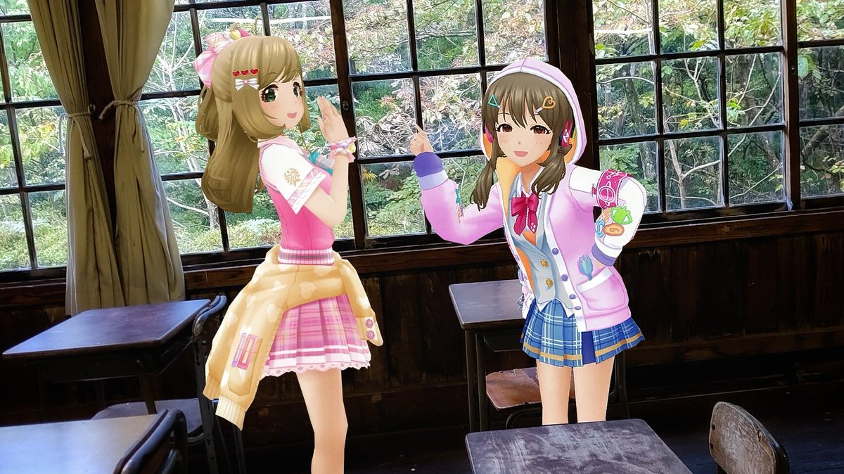ojisanso's tweet photo. ヤンキーに目を付けられました
#堀裕子 #佐藤心 #デレステAR https://t.co/wInVSEBiw8