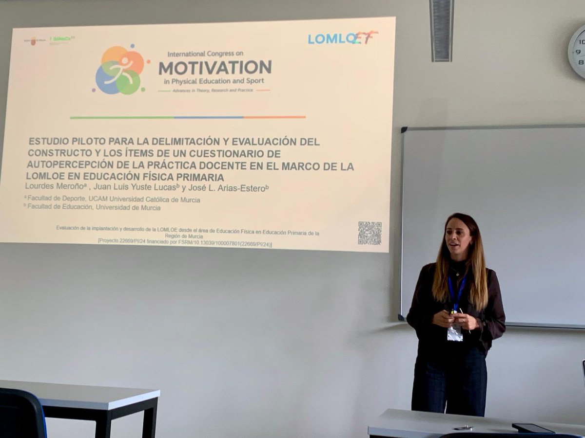 Jlariase's tweet photo. También estuvimos en el International Congress on Motivation in Physical Education and Sport de @edufisaludable, presentando los avances del cuestionario @lomloef Jornadas cargadas de aprendizajes, crecimiento personal y profesional y desarrollo del conocimiento. Como en familia! https://t.co/Jqt90IkycQ