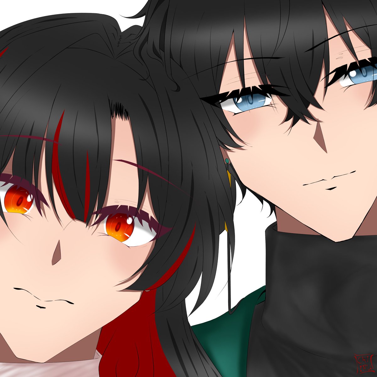 Chiiru12's tweet photo. ⚠️ Yumeship Post⚠️

Selena : "Isn't this too close?"
March 7th : "Oh come on! Come on, come closer, you two!"
Dan Heng : "Just do as she want, Selena."
March 7th : "Okay, say cheese~"

I will leave my yumeship art for my submission https://t.co/KvPjZWlkey! 🐰✨ #JoinCommsGG https://t.co/C75IlYF58V