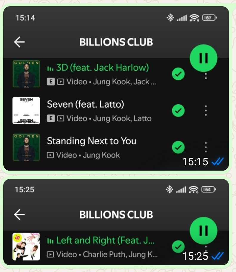 LidiaTan75's tweet photo. ๐ Hi, I'm Listening ๐ง #3D, #SEVEN, #StandingNextToYou and #LeftAndRight, by #JUNGKOOK from "BILLIONS CLUB" on Spotify! ๐๐
๐ https://t.co/bbw0QzrPmP
PLEASE KEEP SUPPORTING JUNGKOOK'S MUSIC ๐ถ ๐ซถ
#JUNGKOOK #์ ๊ตญ ๐ฅ https://t.co/haoG29gxBO