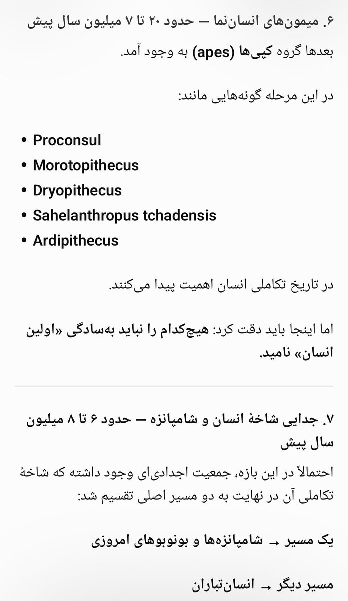 error404World's tweet photo. @RaspberryHogan @grok اسکلی دیگه ۲۰ میلیون سال پیش میمون های انسان نما بودن به گفته شما که بعد ها شاخه هاسون جدا شد https://t.co/Z4KGEwzxEQ