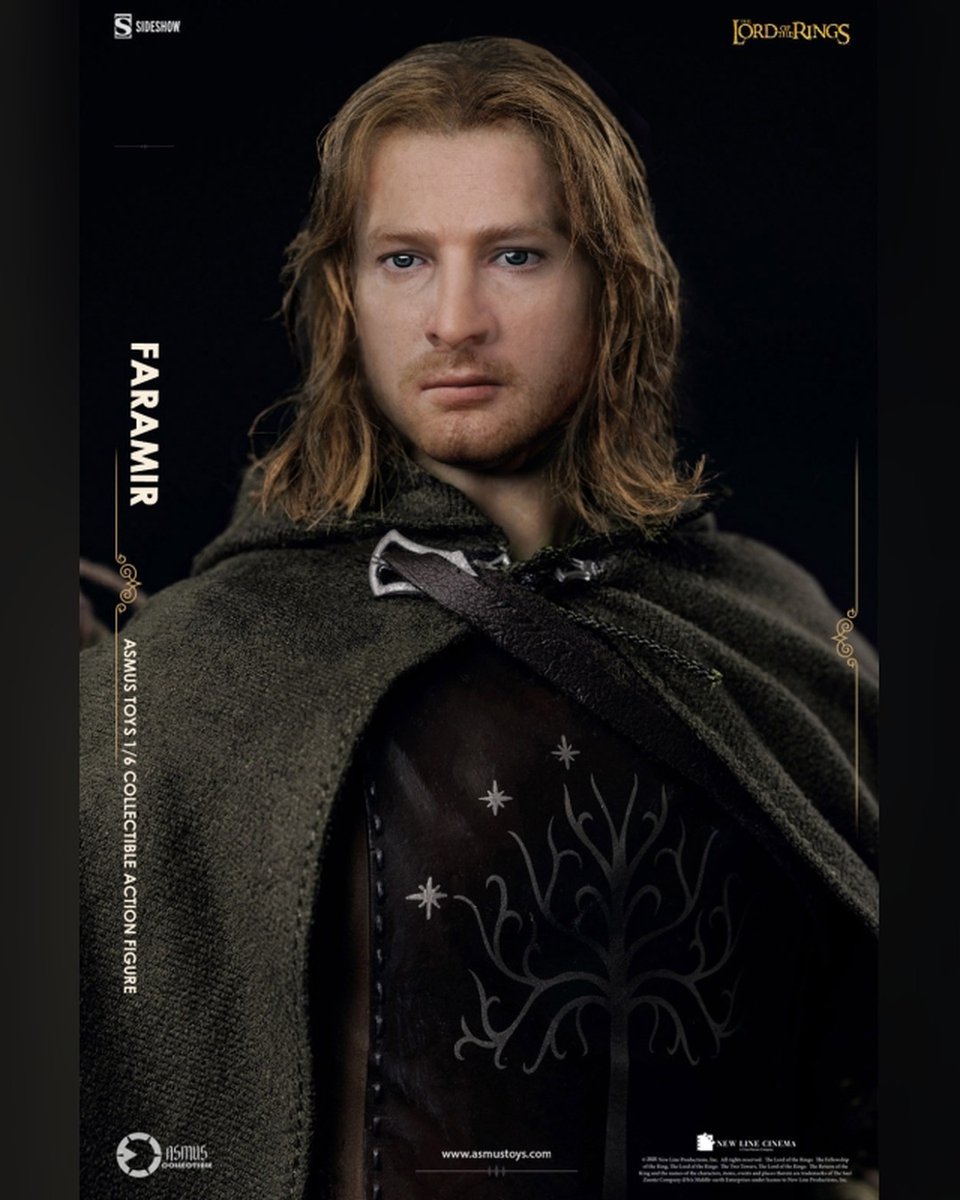 machinegun_fr's tweet photo. Faramir joins the Asmus Toys 1/6 lineup, rooted hair version. Screen-accurate sculpt, die-cast sword, bow and quiver. Preview, Q4 2026, no price yet. Email alert: https://t.co/7MNxTwHp9k #LOTR #onesixthscale https://t.co/LBaGuEU5OV