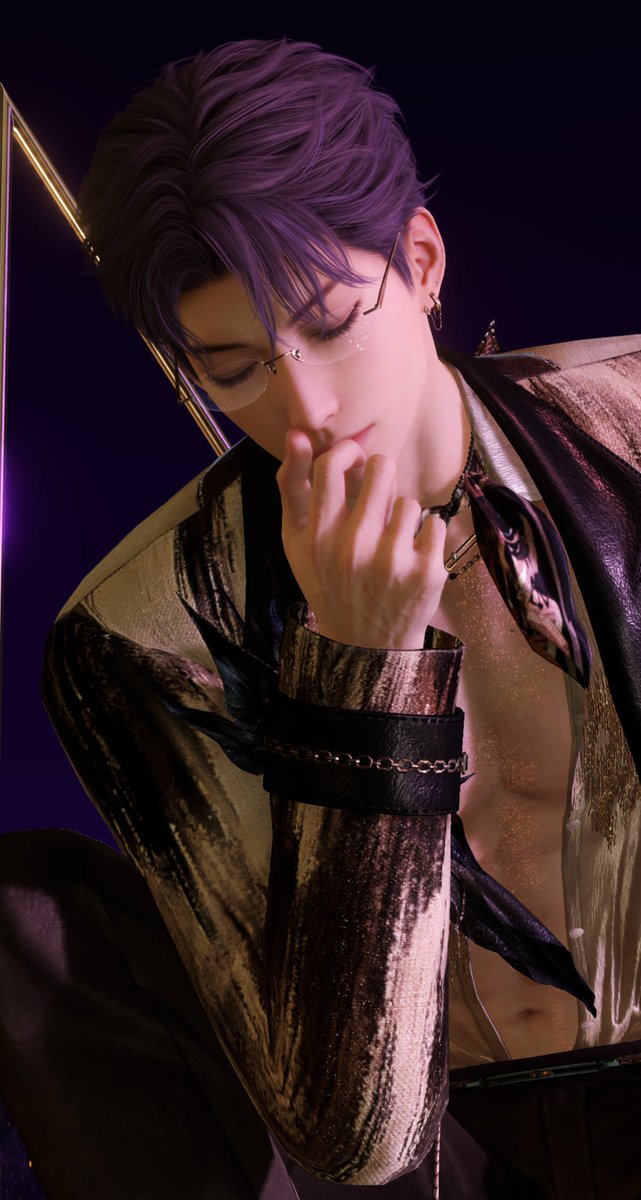 urchinbride's tweet photo. Rafayel in slick back hair + glasses altered my brain chemistry 🥴 https://t.co/bMUZA7EL8o