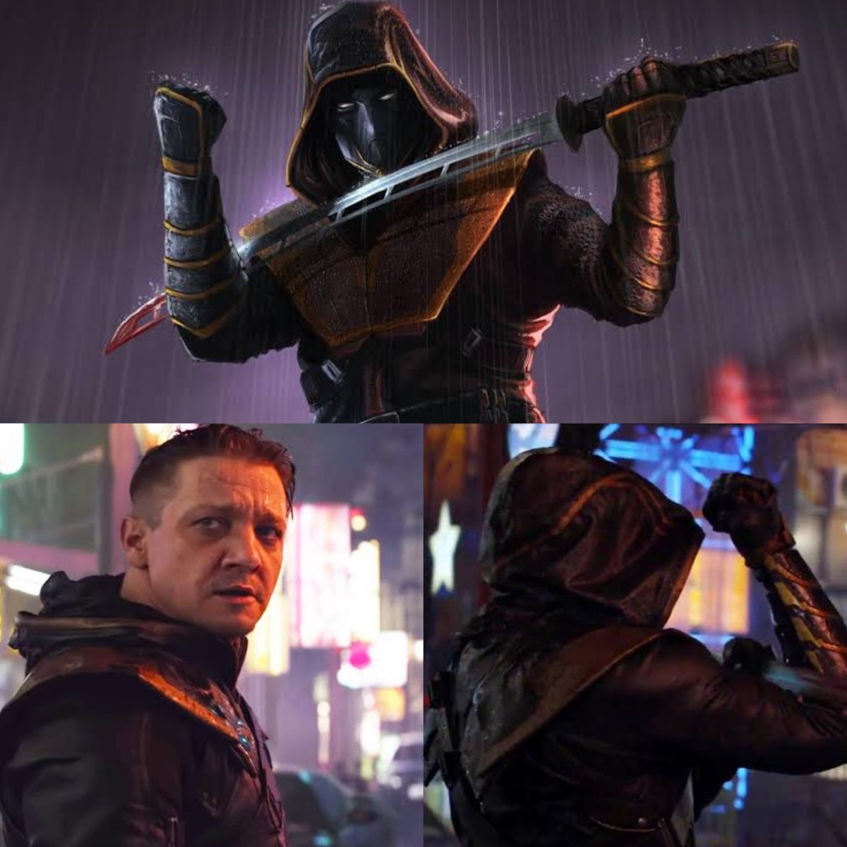 CalistusOb46441's tweet photo. Watching Avengers: Endgame Encore made me realise one of the wildest double standards in the MCU. 

Okay, Clint spent five years traveling around the world as Ronin, k1lling criminals.

He was basically the judge, the jury and the executioner...📺📺📺

And nobody did anything about it, nobody dare to stop him

No arrest, no trial and no legal consequences.
