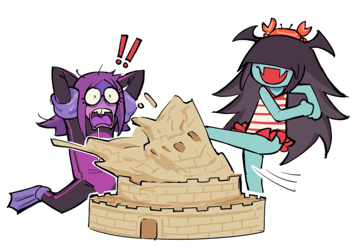 TommyAlaMode's tweet photo. The concept of making beach art during October

#deltarune https://t.co/MLRwJX0n7R