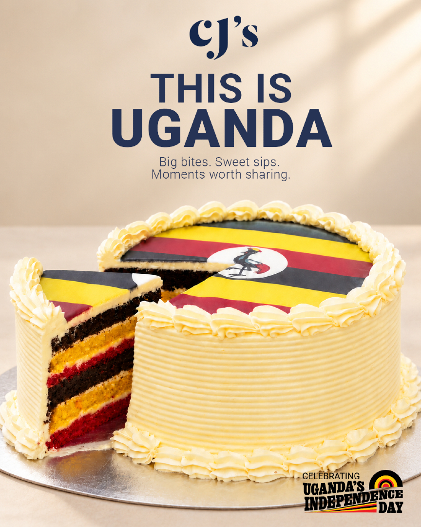 CJs__256's tweet photo. Our colours run deep. Even through the cake. 🇺🇬🍰
Gather your people, cut a slice and share a little happiness this Independence season.
Who are you saving a slice for? ❤️

#CJs #ThisIsUganda #CJsUganda #Cake #fyp https://t.co/T1RBpQqn5F
