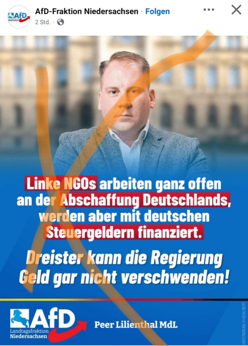rick_sonnens's tweet photo. 72 Millionen Euro Steuergeld für eine Partei, die behauptet, der Staat verschwende Steuergeld.
Deutschland ist wirklich großzügig: Es finanziert sogar seine eigenen Abschaffer.
#Demokratie
#Populismus #noafd #fckafd #NazisRaus #AfDmachtDumm #wirsindmehr #Wirsindbunt #afDnee #FCKNZS #fckafd #wirsindantifa #patridioten
