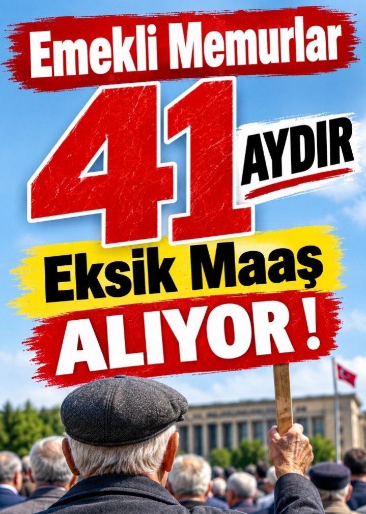 Bora82305579's tweet photo. Biz yıllardır hırsızlar yesin, içsin diye mi eksik maaş alıyoruz?
Milyonlarca lira #prim ödemiş emekli  #memurlara 41 aydır #emekli maaşının yarısını ödemiyorsunuz.
#EmekliMemurlar her ay 
25 BİN 153 LİRA eksik maaş alıyor...
#MemurEmeklisineAdalet istiyoruz.
#YeterArtık https://t.co/nMI2YdfjRV