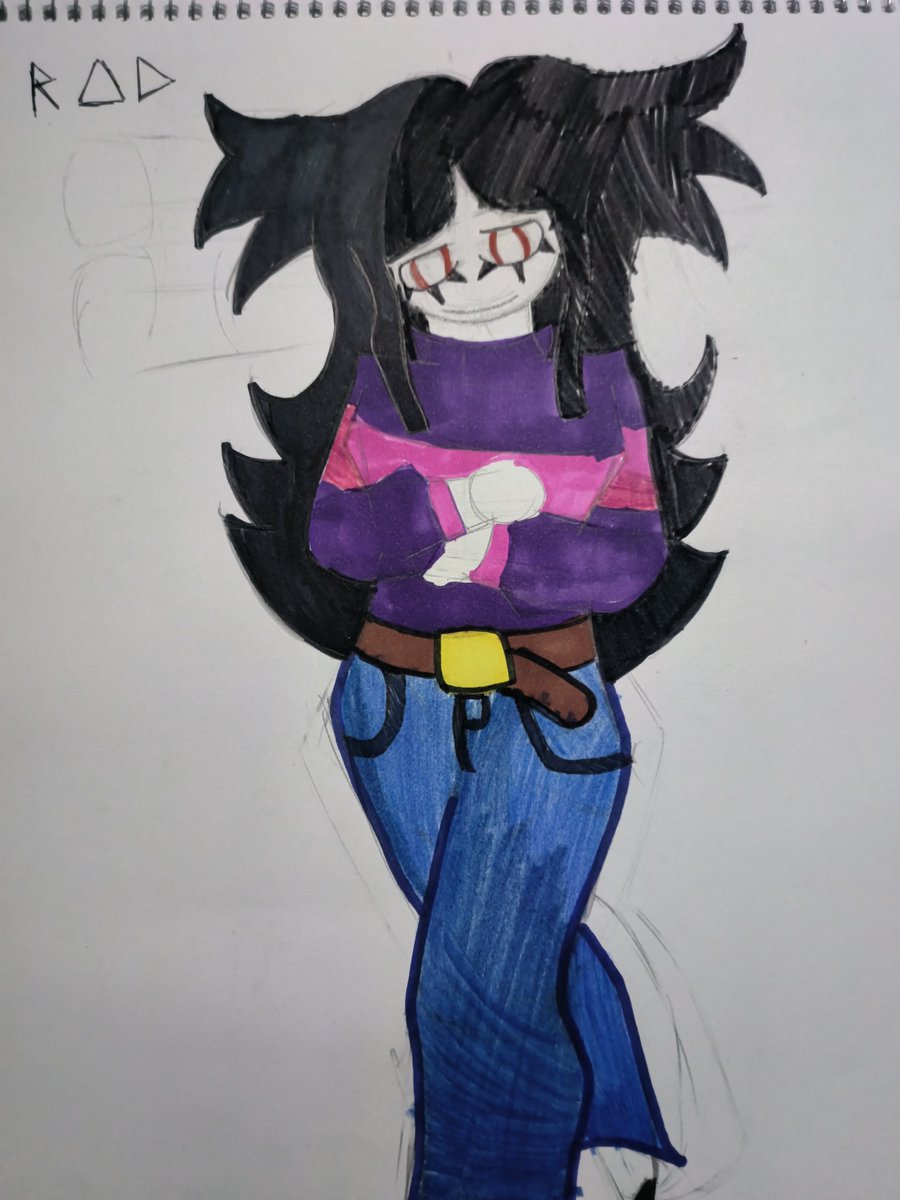 watermello5349's tweet photo. Dibujos de mi avatar que es Sarah y el de unos amigos https://t.co/atZZSpc0px