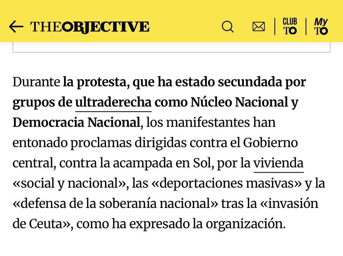 ninavars's tweet photo. Si estar en contra de un Gobierno corrupto, contra la acampada de Sol, defender la vivienda social y nacional, las deportaciones masivas y tener claro que Ceuta es España es ser de ultraderecha… 

...pues entonces creo que yo también soy de ultraderecha. https://t.co/JauMHgTjAo