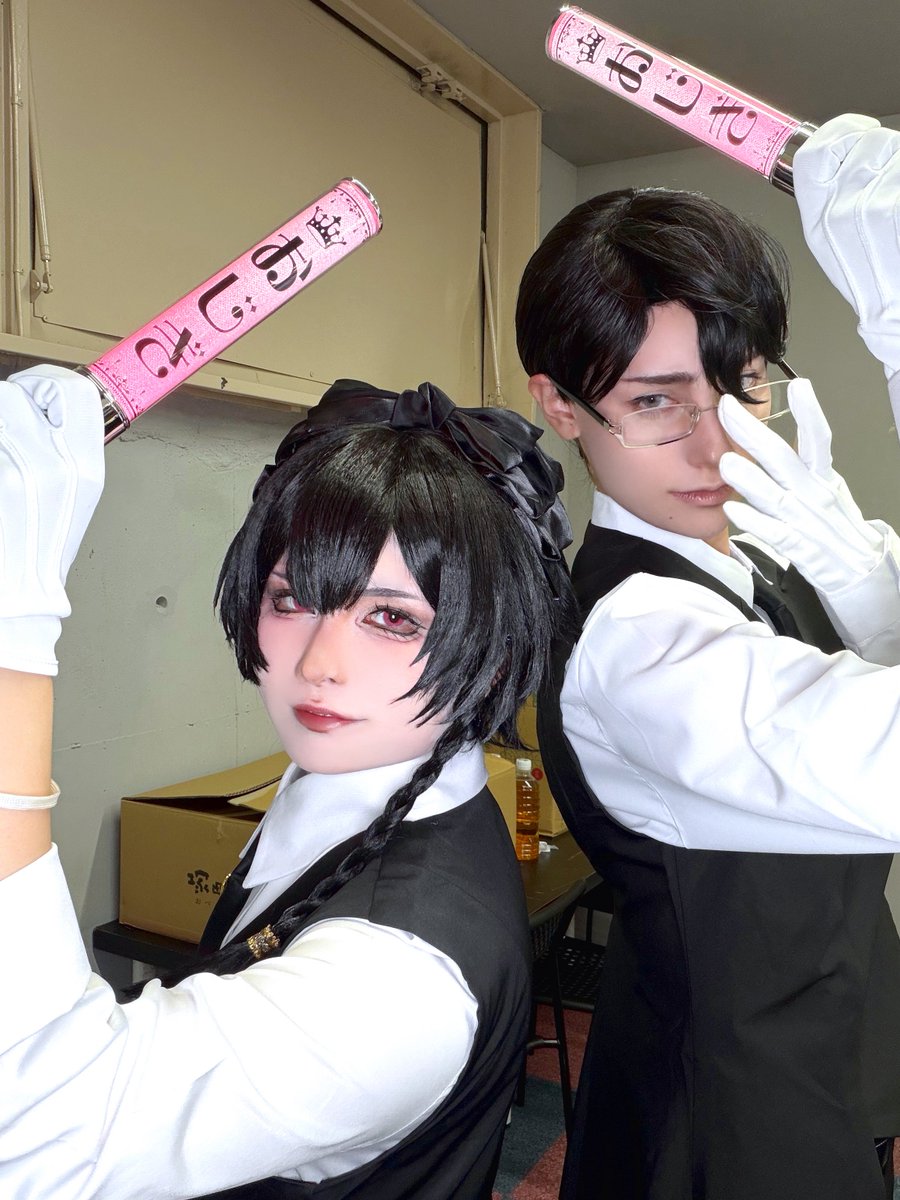ele_cos_'s tweet photo. おじぎ生誕祭１部ありがとうございました〜✨✨
 新人執事と一緒にたくさん坊ちゃんをサポートしました🩷 https://t.co/0LRlVKP7A3