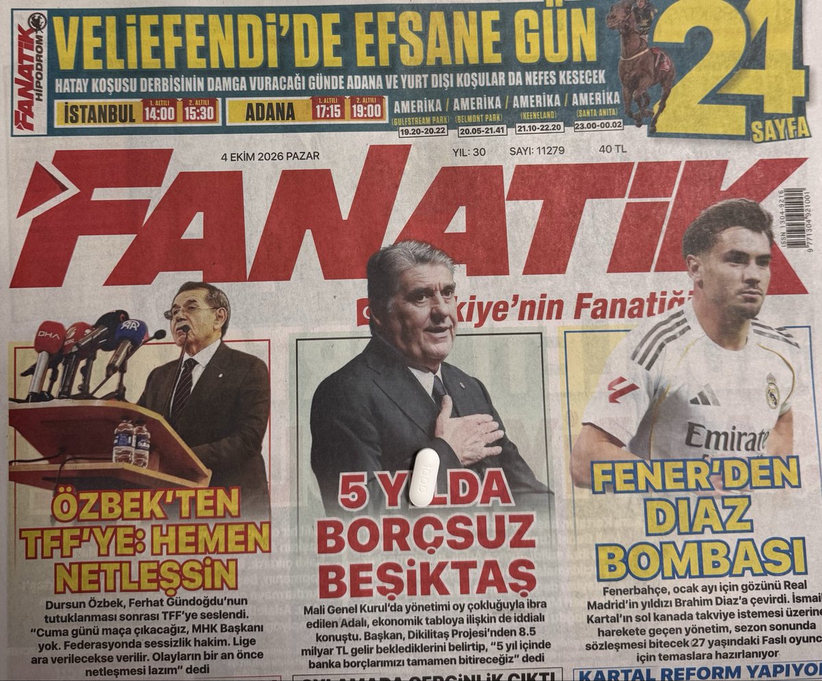 cantinazhakan's tweet photo. SON DÜZLÜK” 🐎 Başlıyor…
🍀MUTLU PAZARLAR🍀
🐎Dünkü koşuların analizi,dikkat çekenler ! 
📍Bugünkü İstanbul ve Adana yarışlarından son dakika bilgileri ve detaylı analizleri 🐎🐎🐎
🖍️Sektörel gündem ve çok daha fazlası…
🎁 🧢Nostalji Kuşağı ve Yarışma Sorumuz 🎉
📍Katkı ve katılımlarınız bizler için çok değerli…🍀
❤️Bekleriz…
Saat 10:30 🕥 TAY TV’de 📺 #fanatik 🗞️ #hipodromcom
👉 Canlı Yayın Link : https://t.co/4SqRvgGfHW