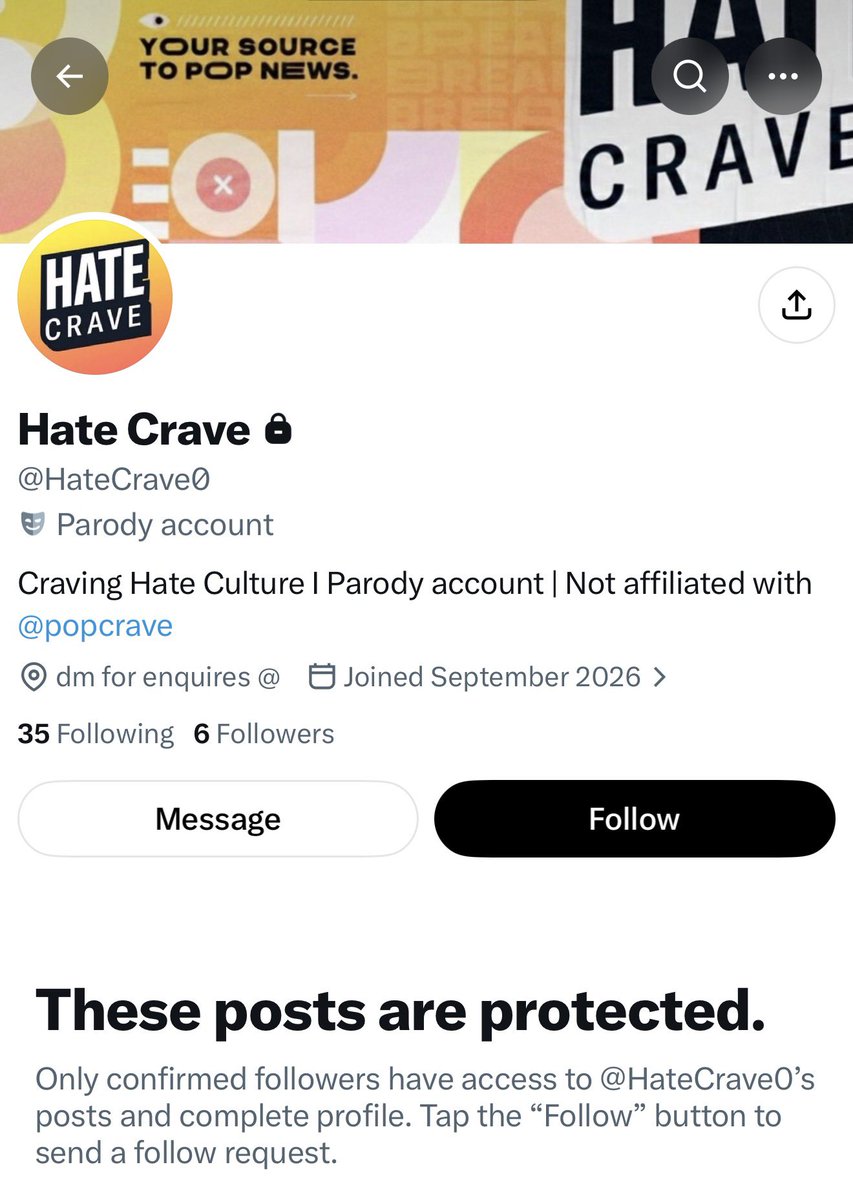 amevvil's tweet photo. he created a new account⁠. report without giving engagement, he is violating sspension. 

NOTE ‼️

since their account is priv, you can try impersonation with others. 

while rporting him, don't block the acc. after completing your rports, you can block 🙌🏻

🔗 https://t.co/Cvai0YwCUT