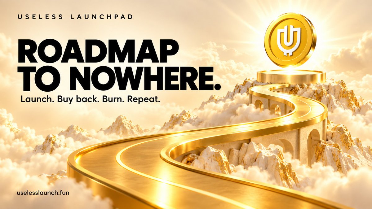useless_launch's tweet photo. Our roadmap fits in four words:

Launch. Buy back. Burn. Repeat. 🔥

Bring your useless ideas.
https://t.co/4VBL6Er2y9 https://t.co/Zrc6YqZDhG