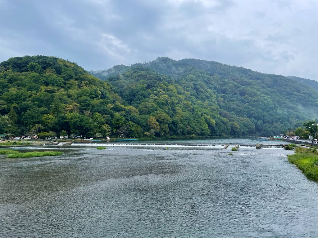 rok_jp's tweet photo. 半日京都観光して帰りー
嵐山の湯豆腐美味しかった🥹
また来年、太陽が丘で🙌 https://t.co/jkIcGDojQz