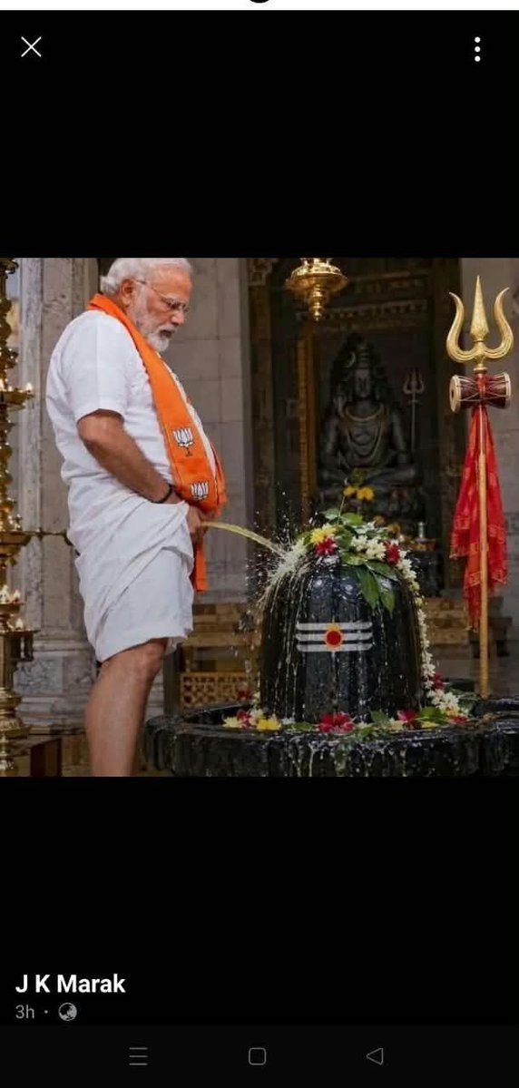 Lakshmi_D_N's tweet photo. J K marak is insulting hindu deities by posting very highly offensive posts  against Hinduism and PM Narendra Modi ji  😡

We should not tolerate his act. 

@MeghalayaPolice pls arrest him asap. https://t.co/aPKc4uVtF5