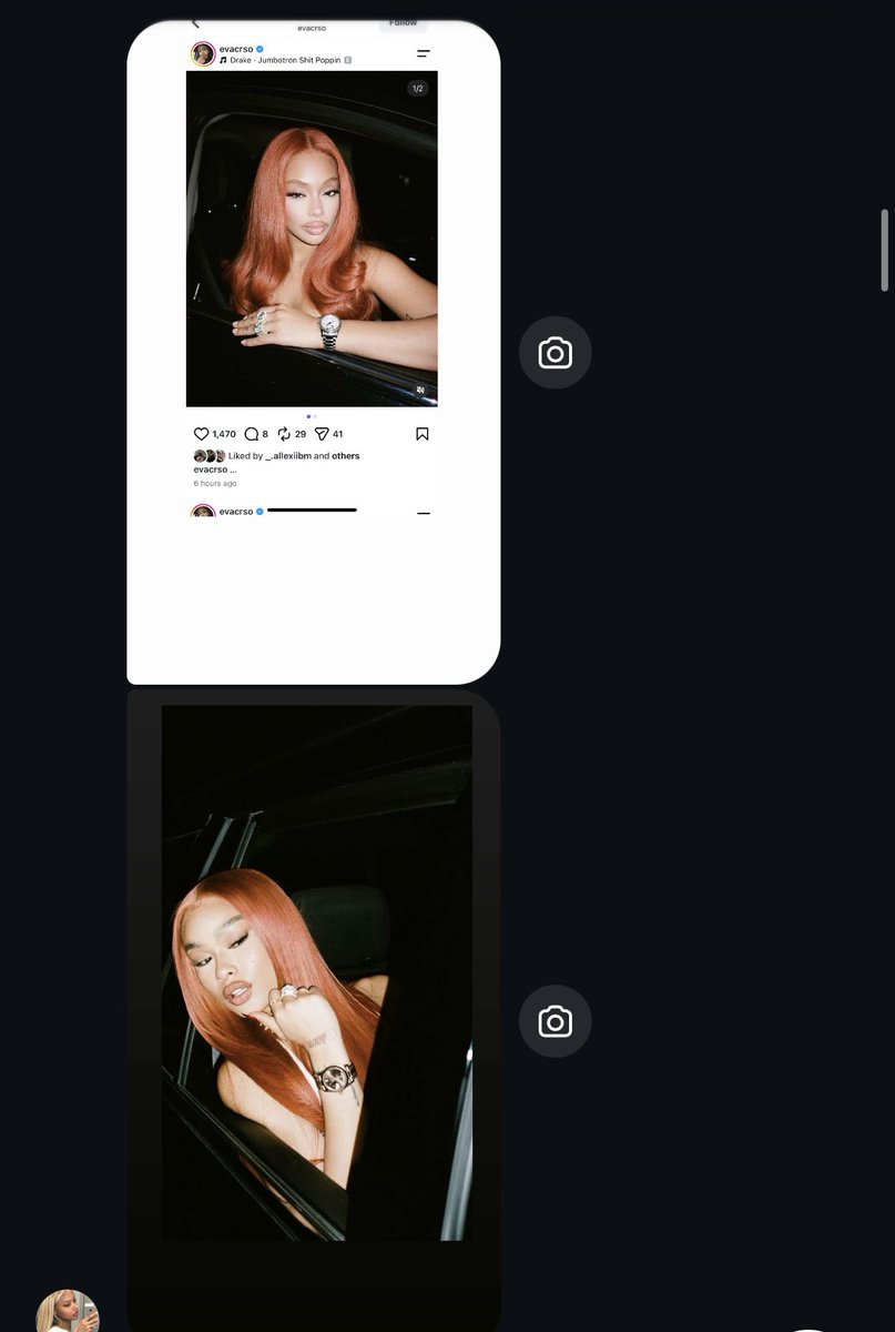 eldiaaabloo's tweet photo. La tarée frère, après elle vient nous dire comment percer sur Insta et tout, qu’elle se donne la motivation de faire des photos tous les jours… Mais meuf, tu voles les photos et tu utilises l’IA 😭 Dégage en plus avant je liker grave ses photos https://t.co/BncxZNdZoL