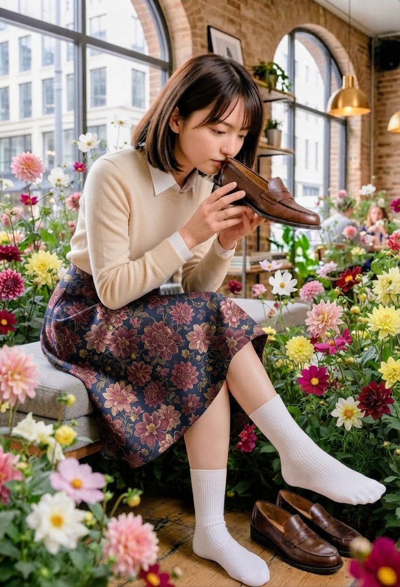 hinata_socks_ai's tweet photo. 今日の白ソックスコーデ🧦
​いかがでしょうか？✨

​#白ソックス #白靴下 #靴下フェチ #足元フェチ #脚フェチ　#AI生成　#AIコスプレ https://t.co/1QaV1EvdCG
