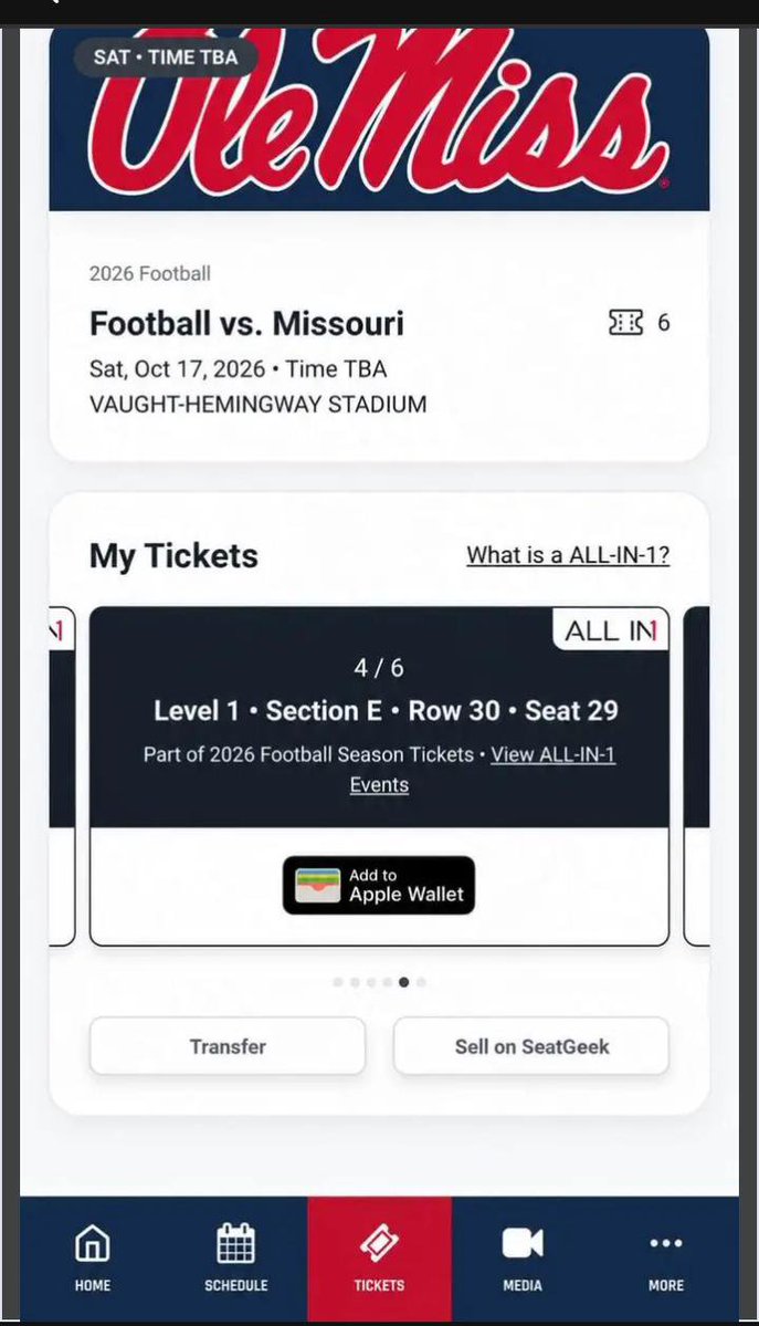 tix_house's tweet photo. 🎟️ MISSOURI GAME TICKETS AVAILABLE!
Verified Ole Miss tickets available. Serious buyers only.

📩 Message me directly for tickets, seats &amp; details.

First come, first served! 🏈🔴🔵 https://t.co/R3nCQUFBce