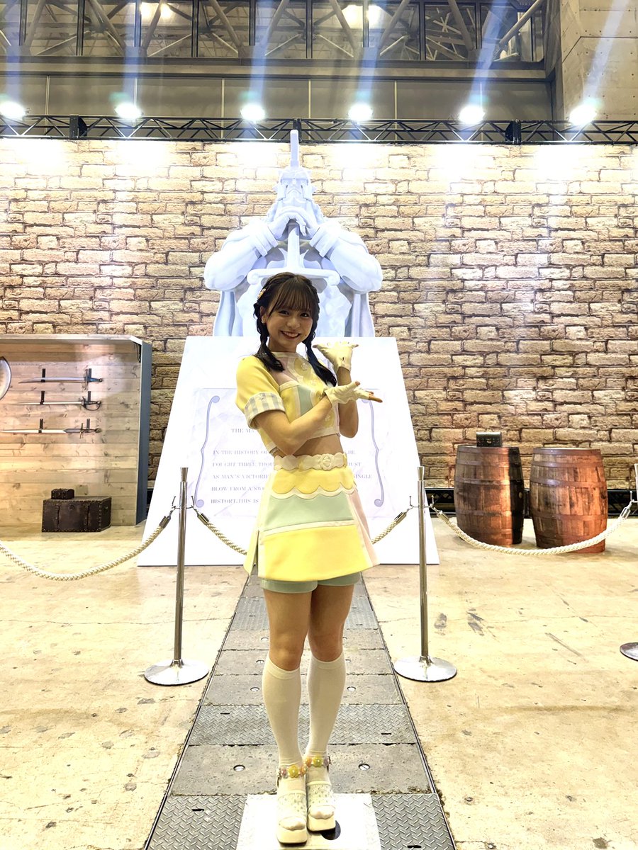 Kuranoo_Narumi_'s tweet photo. AKB握手会のお隣で！
『メラメラの実争奪戦』が🤩✨
少しだけお邪魔させていただきました！
キュロス像、かっこよすぎ〜🫶
まだまだ熱いバトル、楽しみです🔥
#ワンピカード  #メラメラの実争奪戦 https://t.co/nQsA4f6i37