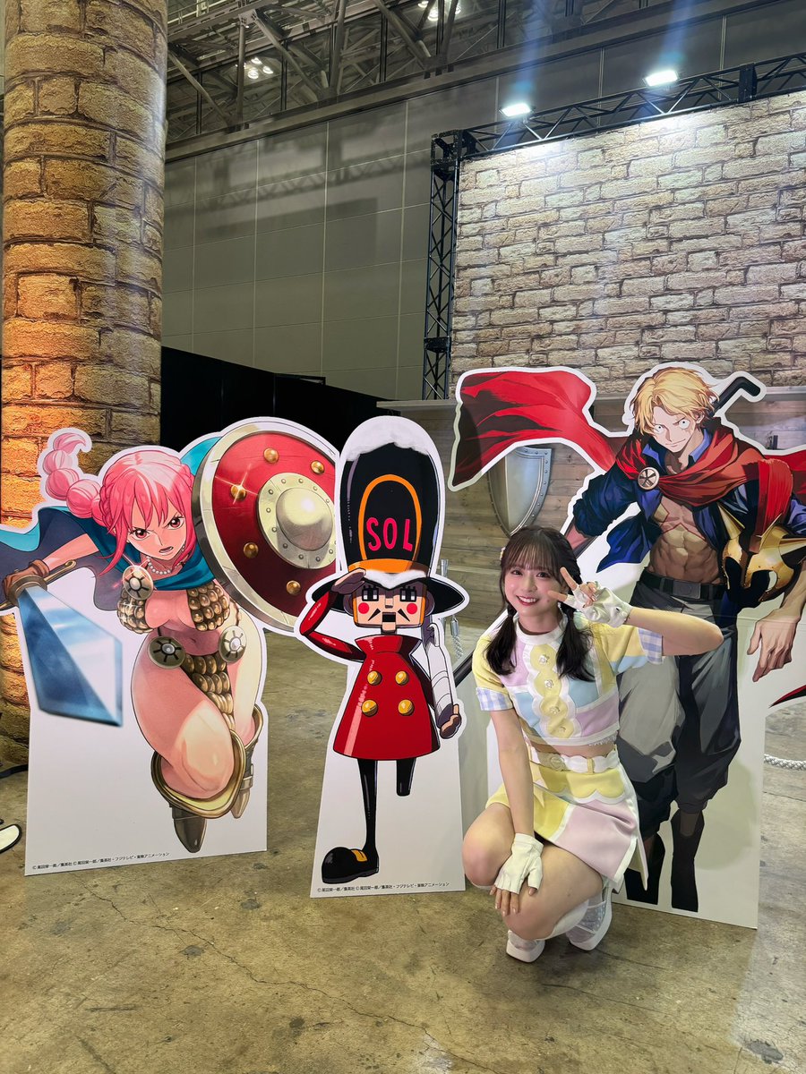 Kuranoo_Narumi_'s tweet photo. AKB握手会のお隣で！
『メラメラの実争奪戦』が🤩✨
少しだけお邪魔させていただきました！
キュロス像、かっこよすぎ〜🫶
まだまだ熱いバトル、楽しみです🔥
#ワンピカード  #メラメラの実争奪戦 https://t.co/nQsA4f6i37