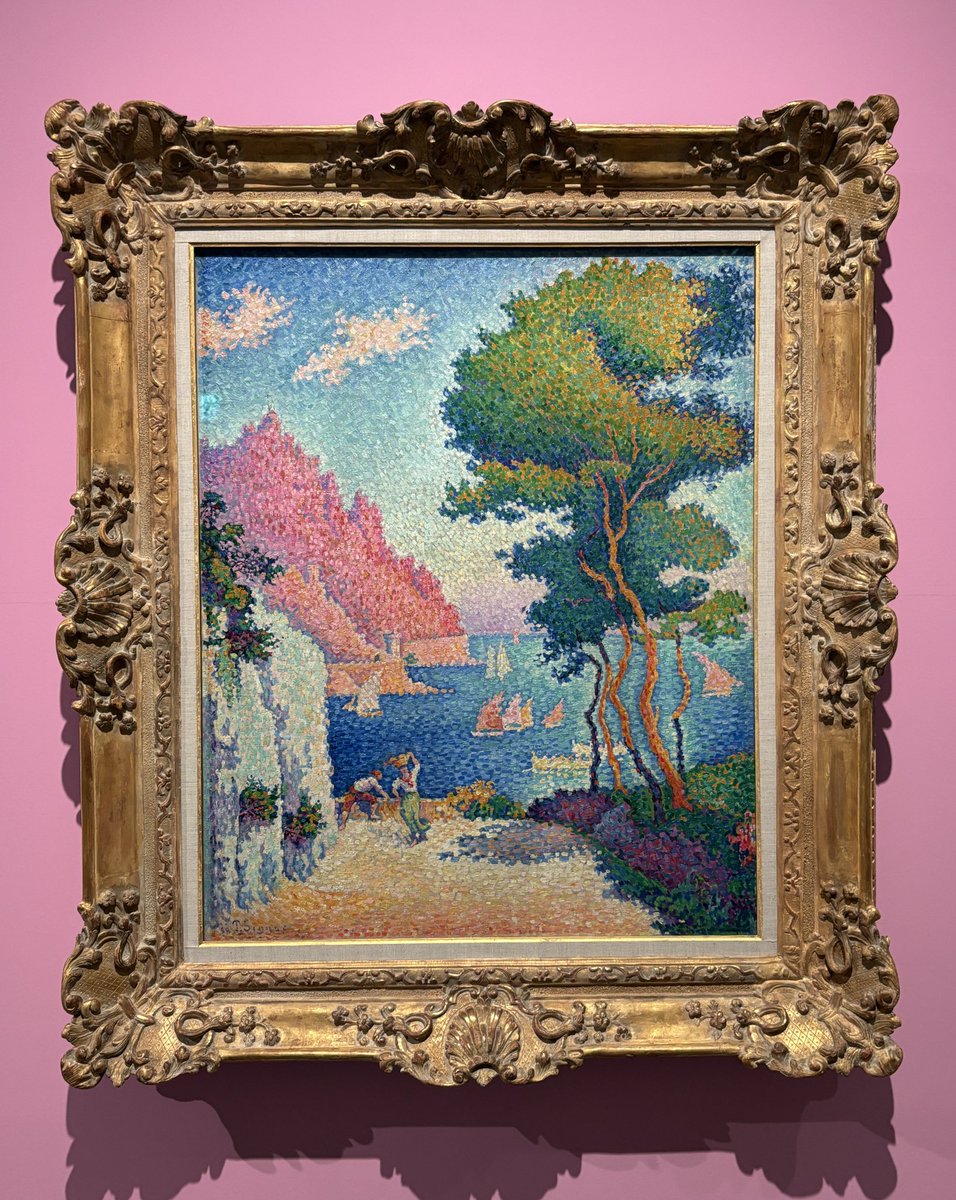 osuzu_13's tweet photo. ちょっと久しぶり美術館。
シニャックのデカめの作品も飾られていて、やっぱり実際に見るシニャックの点描はキラキラで可愛くて好き。 https://t.co/UN1JZJ45pp