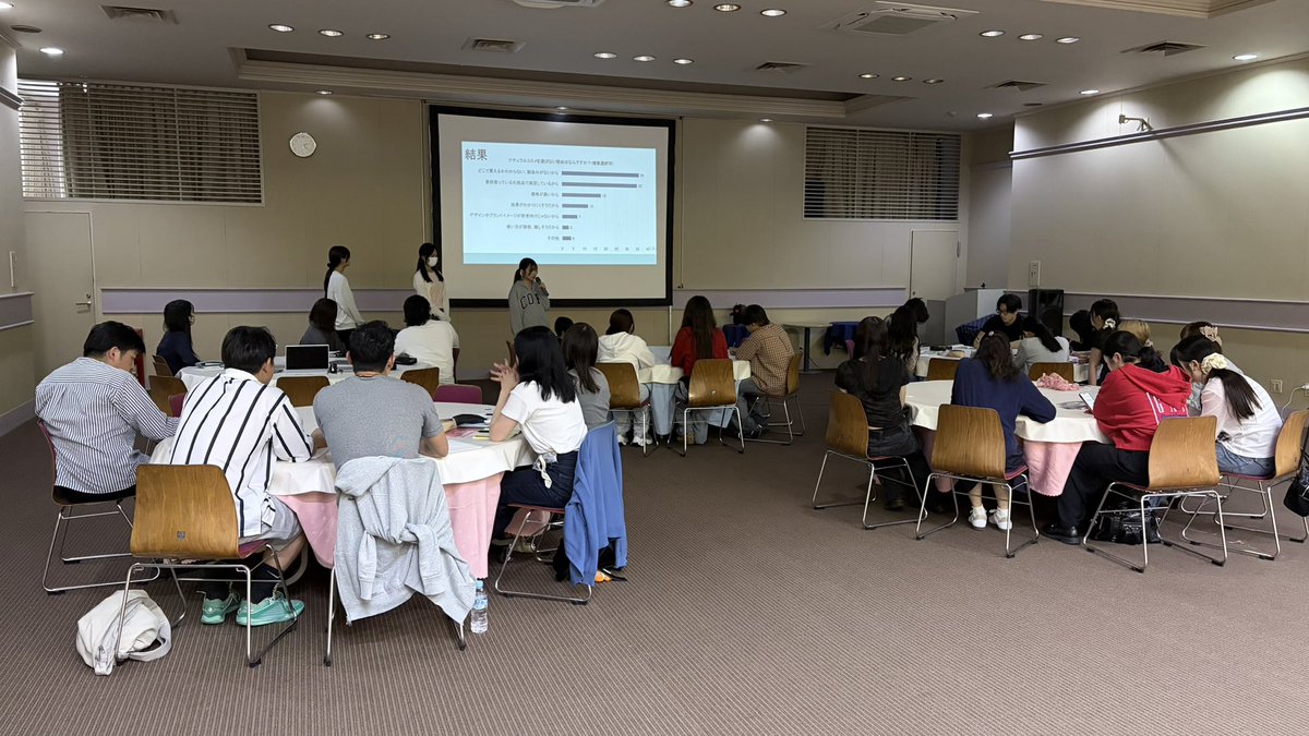 ogi_seminar's tweet photo. こんにちは☀️
夏合宿は山梨へ行きました🚃🗻

・アイコン発表
・前々プレレクチャー
・就活レクチャー
・SPI大会 等々
勉強もしつつ、BBQ🍖やスポーツ大会🎾、各学年の出し物🎬、食わず嫌い大会🍴などなど楽しい思い出をたくさん作りましたෆ

#東京経済大学 #東経大 #東経  #小木ゼミ #小木ゼミナール https://t.co/o3VGzoCy2t