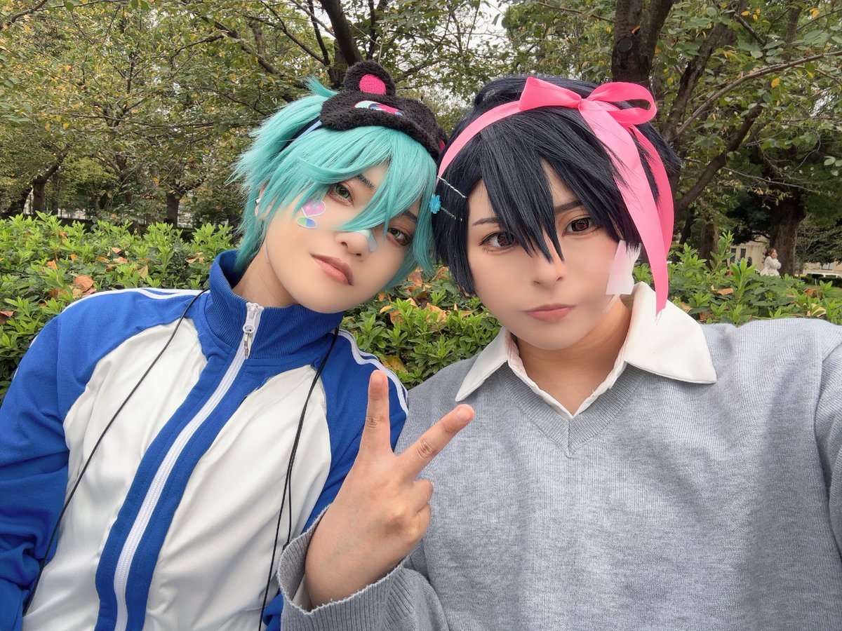 ieRFlower's tweet photo. 離脱です～！
久々のイベント楽しかった🥳

IVAN▶︎ieR
TILL▶︎°IRO(@do_iros2)

 #アコスタ鶴舞
 #ALNST https://t.co/tdSW5y52FU