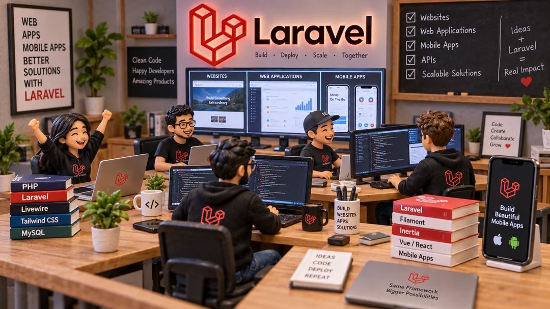 CodingwithRK's tweet photo. DO you know what is the real power of @laravel &amp; @official_php ?

You can build whatever you want just you need #idea &amp; #laptop

Website's &amp; softwares -> @laravel + (@LaravelLivewire + @Alpine_JS) / @reactjs / @vuejs  + @tailwindcss 

Mobile Apps -> @laravel  + @nativephp https://t.co/d1q7HjqgEF