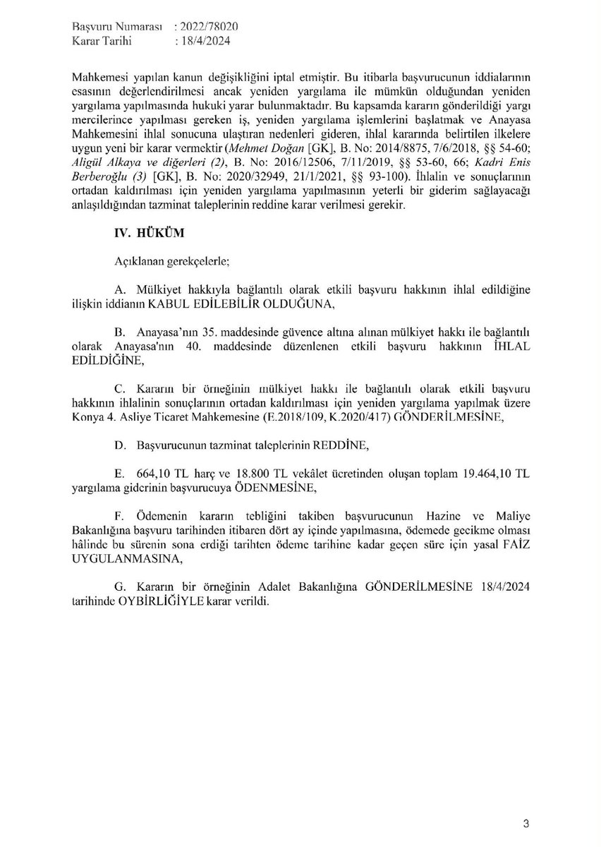 AvAlevERSAN's tweet photo. PBLK KAPSAMINDAKİ YATIRIMCI HAKLARINA SONRADAN YAPILACAK KANUNİ MÜDAHALEYE İLİŞKİN HUKUKİ DEĞERLENDİRME
I. KONU
İşbu hukuki değerlendirme; sermaye piyasası işlemleri kapsamında ortaya çıkan ve MKK kayıtlarında PBLK ibaresiyle takip edilen yatırımcı haklarının, sonradan yürürlüğe konulacak bir kanun veya kanun hükmünde düzenleme ile ortadan kaldırılması, sınırlandırılması, başka alacakların gerisine bırakılması, tahsilinin güçleştirilmesi veya karşılıksız bırakılması hâlinde ortaya çıkacak anayasal ve hukuki sonuçların değerlendirilmesi amacıyla hazırlanmıştır.
Değerlendirmenin temelini; yatırımcıların işlem ve takas süreçleri sonucunda doğmuş olabilecek ekonomik değeri bulunan hakları ile bu haklara sonradan yapılacak yasama müdahalesinin Anayasa'nın 2., 10., 13., 35., 36., 40. ve 73. maddeleri kapsamında değerlendirilmesi oluşturmaktadır.
II. MKK KAYITLARINDA PBLK OLARAK GÖRÜLEN HAKLARIN HUKUKİ NİTELİĞİNİN BELİRLENMESİ ZORUNLUDUR
Öncelikle PBLK ibaresinin tek başına hangi hukuki sonucu doğurduğunun soyut biçimde kabul edilmesi yerine, her bir kaydın dayandığı işlemin hukuki niteliğinin somut olarak belirlenmesi gerekmektedir.
Bu kapsamda;
Yatırımcı tarafından hangi tarihte hangi talimatın verildiği,
İşlemin gerçekleşip gerçekleşmediği,
İşlemin hangi tarihte kesinleştiği,
Takas işleminin tamamlanıp tamamlanmadığı,
Yatırımcı lehine belirli veya belirlenebilir bir parasal hak doğup doğmadığı,
Söz konusu hakkın MKK kayıtlarına hangi hukuki ve teknik statüyle yansıtıldığı,
ayrı ayrı tespit edilmelidir.
Şayet somut olayda işlem gerçekleşmiş ve takas süreci tamamlanmış olup yatırımcı lehine parasal bir hak doğmuş ise, bu hakkın yalnızca “fon payı” olarak nitelendirilmesi hukuki ilişkinin bütününü açıklamaya yeterli olmayacaktır.
Bu durumda yatırımcının malvarlığında ekonomik değer taşıyan bir hakkın mevcut olduğu ileri sürülebilecektir.
III. SERMAYE PİYASASI YATIRIMCISININ EKONOMİK DEĞER TAŞIYAN HAKKI ANAYASAL KORUMA ALTINDADIR
Anayasa'nın 35. maddesinde;
“Herkes, mülkiyet ve miras haklarına sahiptir.”
hükmüne yer verilmiştir.
Anayasa Mahkemesi'nin sermaye piyasası araçlarına ilişkin E.2015/29, K.2015/95 sayılı ve 22.10.2015 tarihli kararında, sermaye piyasası araçlarının ekonomik değer taşıyan haklar olduğu ve bu hakların mülkiyet hakkının koruma alanı içerisinde bulunduğu kabul edilmiştir.
Anılan kararda ayrıca yatırımcıların sahip oldukları hakların kaybı bakımından herhangi bir telafi edici yol veya tazmin mekanizması öngörülmemesi, kamu yararı ile bireyin hakları arasında adil denge kurulup kurulmadığı yönünden değerlendirilmiş; ilgili düzenleme Anayasa'nın 13. ve 35. maddeleri bakımından Anayasa'ya aykırı bulunmuştur.
Bu içtihat, sermaye piyasası yatırımcısının ekonomik değer taşıyan hakkının kanun koyucunun sınırsız takdir alanında bulunmadığını göstermektedir.
IV. SONRADAN ÇIKARILACAK KANUNUN ÖNCEDEN DOĞMUŞ HAKLARA UYGULANMASI
Bir kanunun yürürlüğe girmesinden önce gerçekleşmiş işlemlerden doğan ve yatırımcı malvarlığında somutlaşmış bulunan hakların, daha sonra çıkarılacak bir düzenleme ile ortadan kaldırılması hâlinde, düzenlemenin geçmişte doğmuş hukuki ilişkilere etkisi ayrıca incelenmelidir.
Özellikle;
işlem tamamlanmış,
takas gerçekleşmiş,
yatırımcı lehine parasal hak doğmuş,
hak belirli veya belirlenebilir hâle gelmiş
ise, sonradan çıkarılan kanunun bu hakkı tamamen ortadan kaldırması veya ekonomik değerini esaslı biçimde yok etmesi, mülkiyet hakkına müdahale niteliği taşıyabilecektir.
Kanunun sonradan yürürlüğe girmiş olması, geçmişte doğmuş bir hakkın anayasal koruma alanını kendiliğinden ortadan kaldırmaz.
V. ANAYASA'NIN 13. MADDESİ UYARINCA ÖLÇÜLÜLÜK İLKESİ
Anayasa'nın 13. maddesi uyarınca temel hak ve özgürlükler ancak kanunla ve ilgili maddelerde belirtilen sebeplere bağlı olarak sınırlanabilir; sınırlamalar Anayasa'nın sözüne ve ruhuna, demokratik toplum düzeninin gereklerine ve ölçülülük ilkesine aykırı olamaz.

#Spk #Tera #Pblk #Mkk #Anayasa #MülkiyetHakkı 
#SermayePiyasası #YatırımcıGüveni #TakasKesinliği