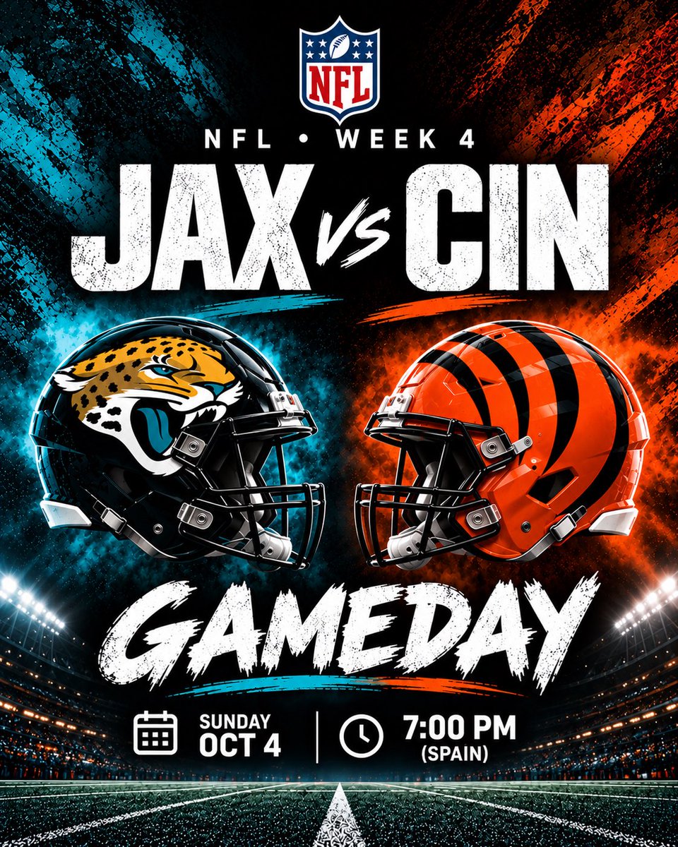 jaxspainfans's tweet photo. GAMEDAY! Week 4! Go @Jaguars https://t.co/vQmzbxdXql
