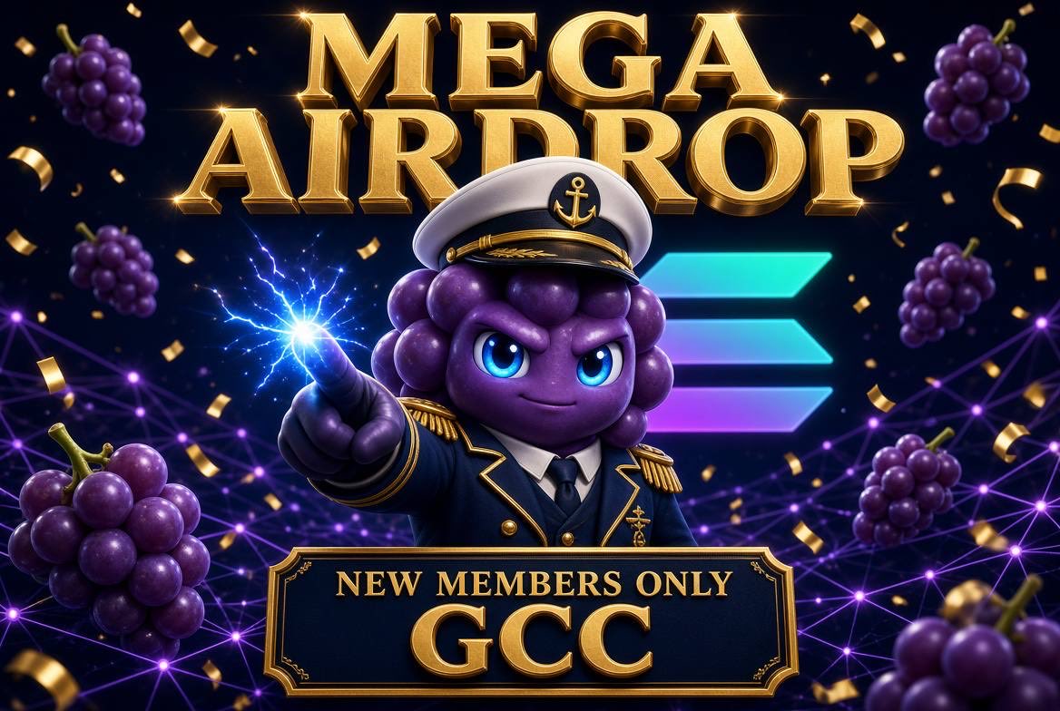 globla_comm's tweet photo. 🚨 MEGA AIRDROP for the Solana community 🚨
$GCC is dropping for real people who still don’t hold it.
Only new GCC members can join this airdrop. If you already received $GCC before, this one is not for you.
🍇 HOW TO QUALIFY (all steps required): • Be a new member (no previous $GCC airdrop) • Follow @globla_comm • Like + Repost this post • Join the official Telegram: https://t.co/2fZBCWAjFq • Complete the verification step inside Telegram • Upload your Solana wallet in Telegram together with a screenshot of your X post • Comment 🍇 + your Solana wallet on this post
We check every wallet and every screenshot.
New members who complete all the steps receive the airdrop. 100% guaranteed for real participants.
Real people. No bots. Long-term vision.
From zero to the top. Together.
CA: GCCX7HJ8b5E37hwVyvMh7kH3FB74eumwGGxWvwgyZY6M
$GCC #Solana #Airdrop #MegaAirdrop #SolanaAirdrop #Crypto #GCCCommunity #SolanaCommunity