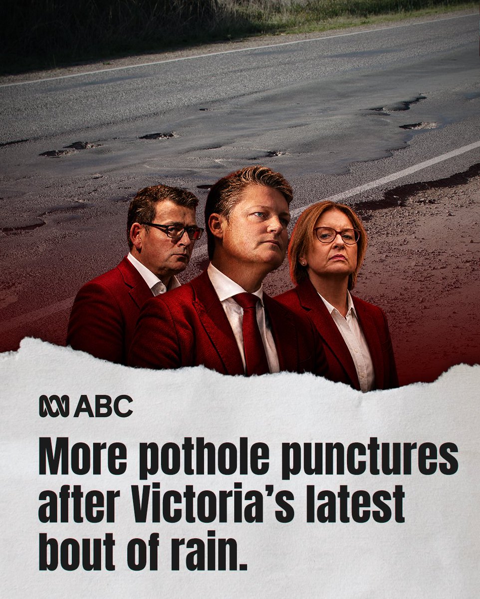 LiberalVictoria's tweet photo. Victorians are fed up with potholes. Labor thinks they like them.

We shouldn’t have to dodge potholes just to get home safely. After 12 years of Labor neglect, our roads are crumbling and drivers are paying the price. https://t.co/vAGpQbAeRB