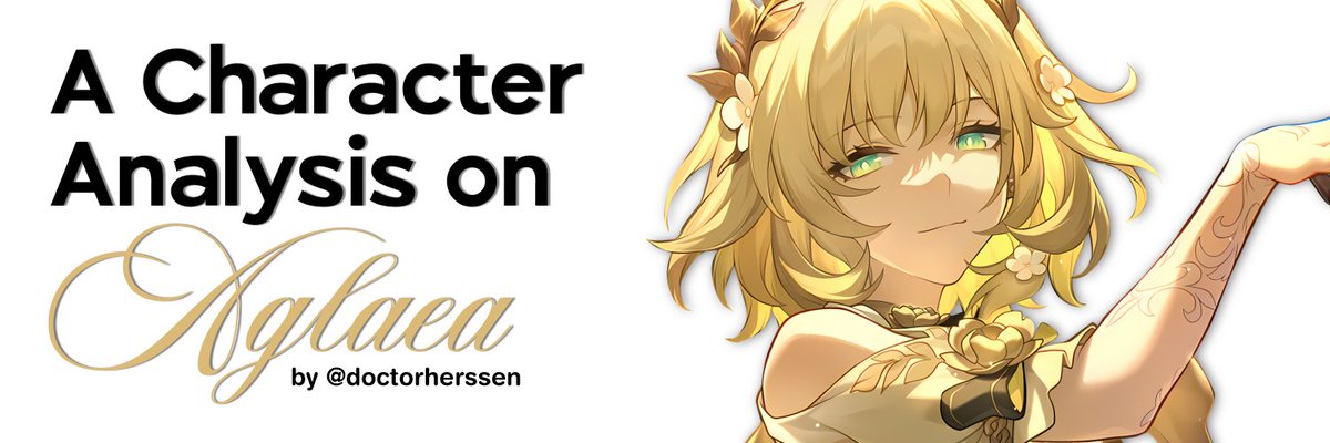 doctorherssen's tweet photo. 🧵 — A Character Analysis on Aglaea. https://t.co/KbJOvtlwLn