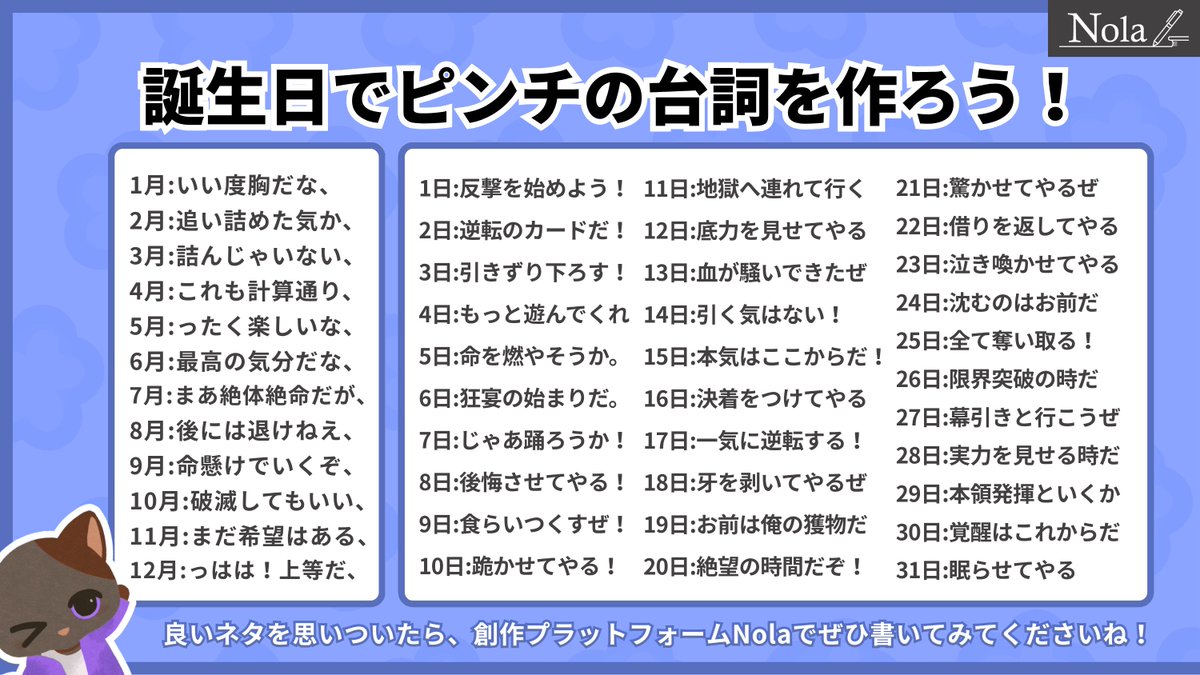 assistant_neko's tweet photo. あなたの【ピンチの時のセリフ】は？💥 https://t.co/T0jyu7hfae